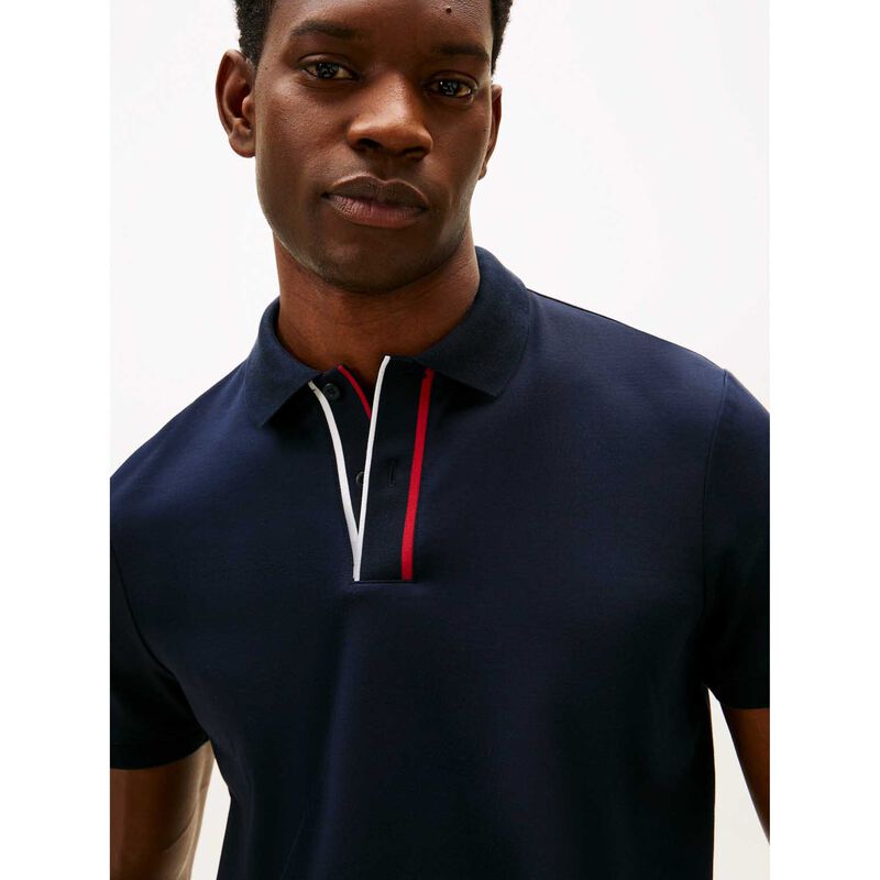 Tommy Hilfiger Lux Interlock Rwb Placket Reg Polo image number 2
